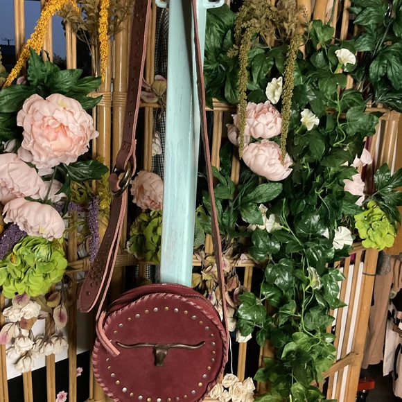 Red Suede Bag - Picture 3 of 3